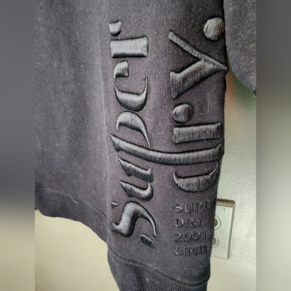 Superdry Sweatshirt Dress Size 10 Black